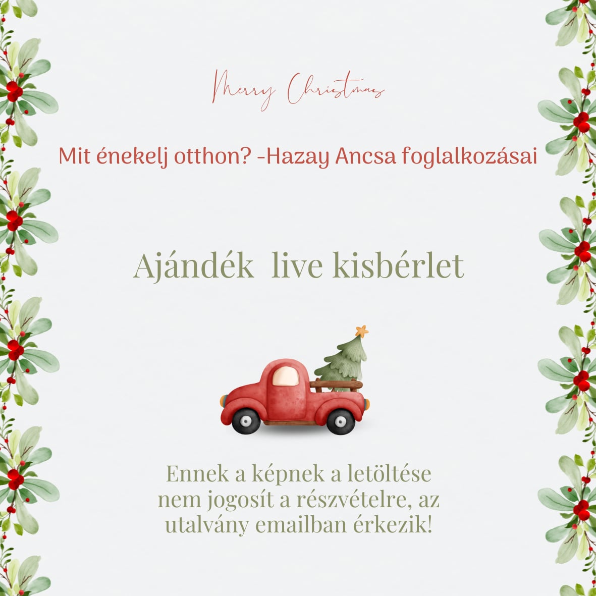 Karácsonyi ajándékutalvány